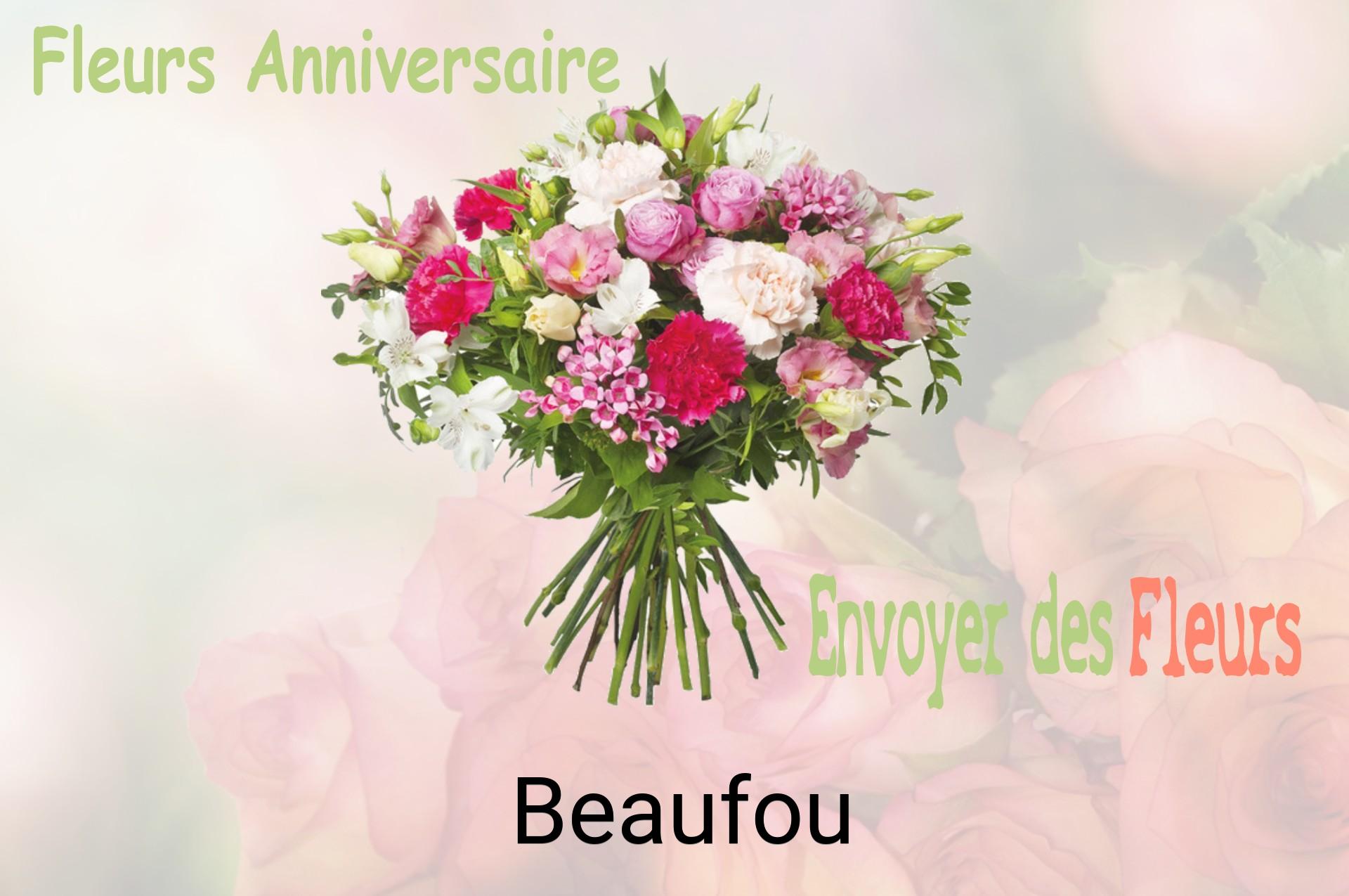 Bouquet de fleurs d’anniversaire livré à Beaufou