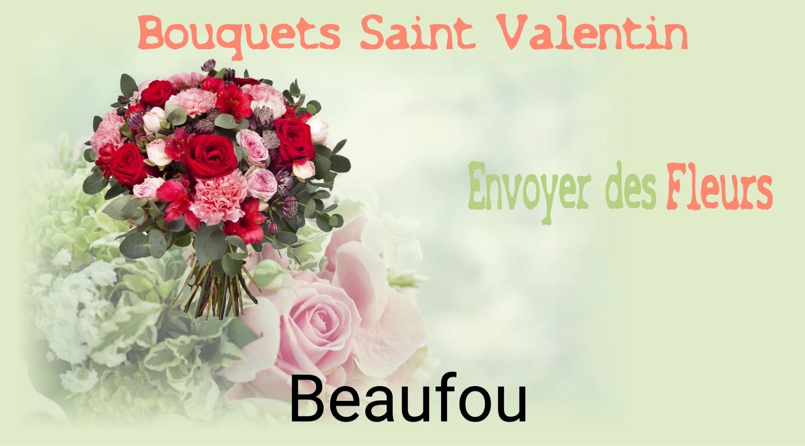 Roses de Saint-Valentin livrées à Beaufou